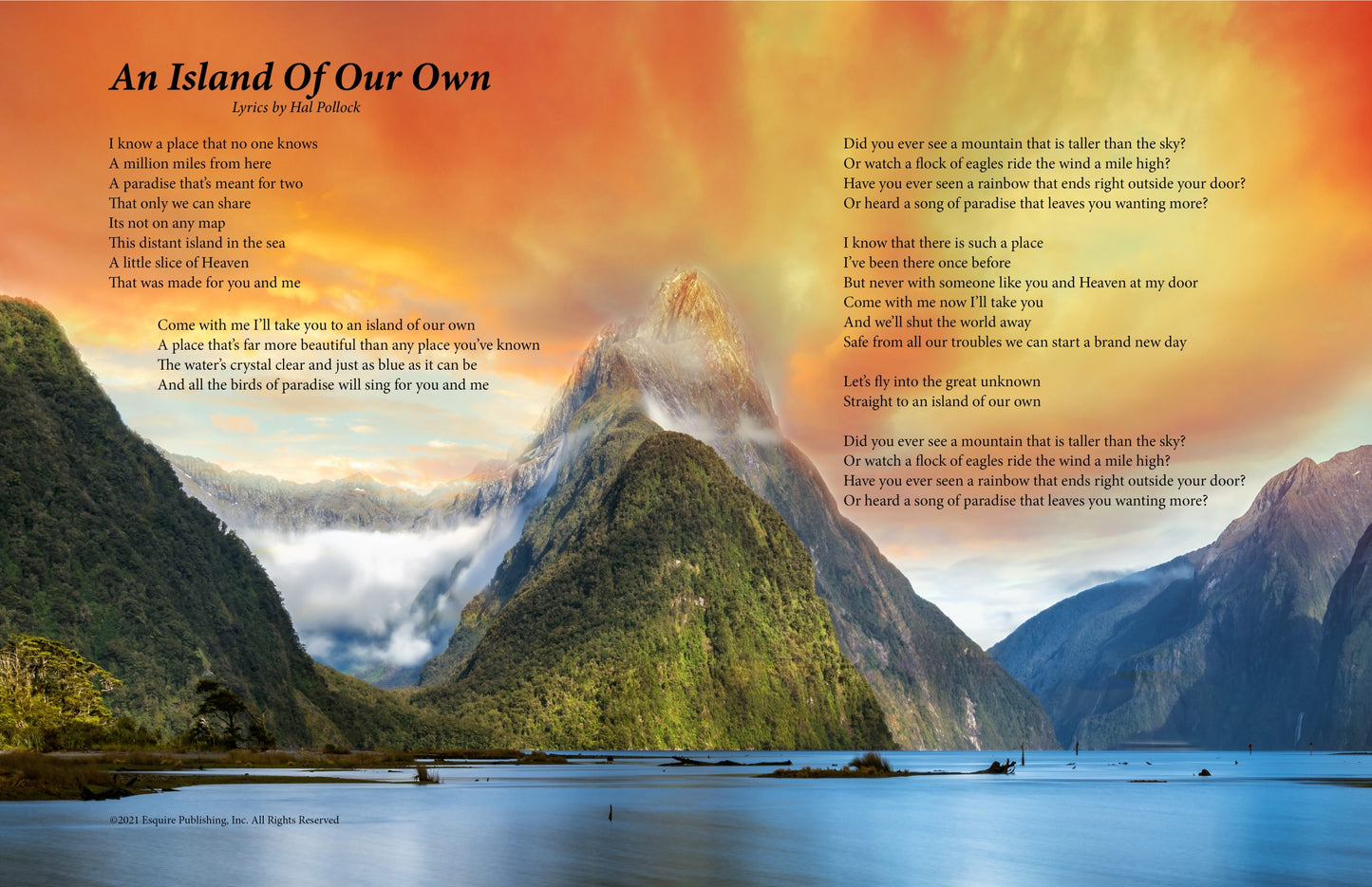 An Island Of Our Own - E-Card