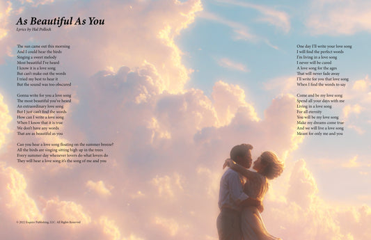 As Beautiful As You - Lyric Art Print