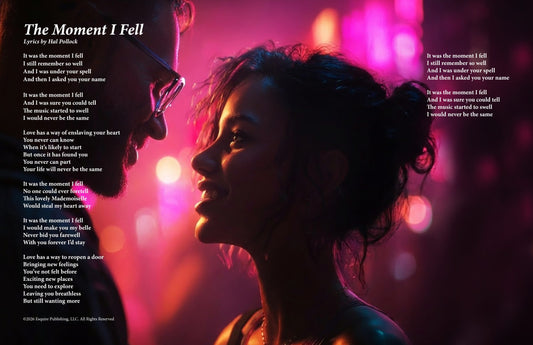 The Moment I Fell - Lyric Art Print