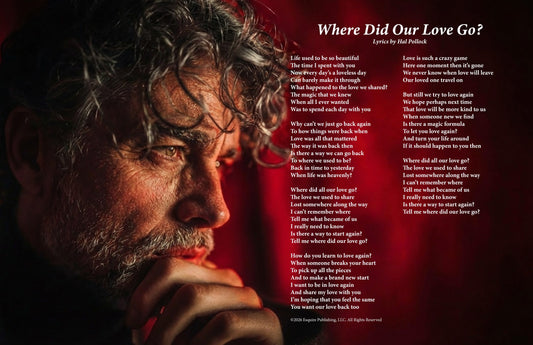 Where Did Our Love Go? - Lyric Art Print