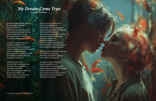 My Dream Come True - Lyric Art Print