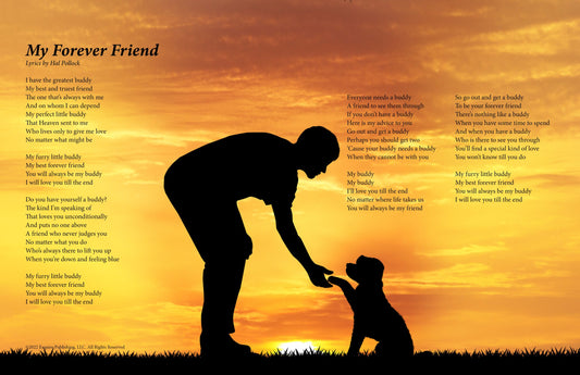 My Forever Friend - Lyric Art Print