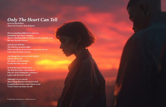 Only The Heart Can Tell - Lyric Art Print
