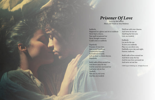 Prisoner Of Love - Lyric Art Print