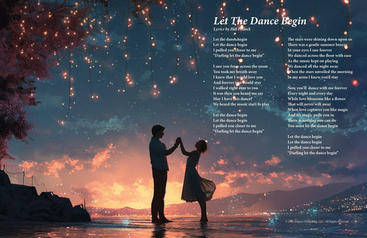 Let The Dance Begin - Lyric Art Print