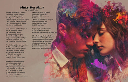 Make You Mine - Lyric Art Print