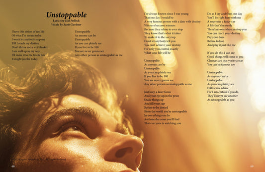 Unstoppable - Lyric Art Print