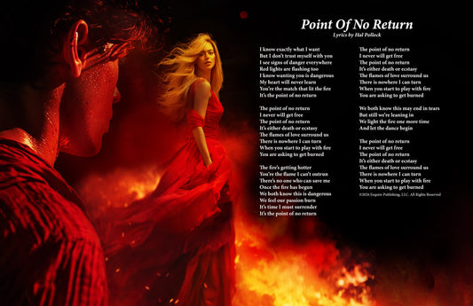 Point Of No Return - Lyric Art Print
