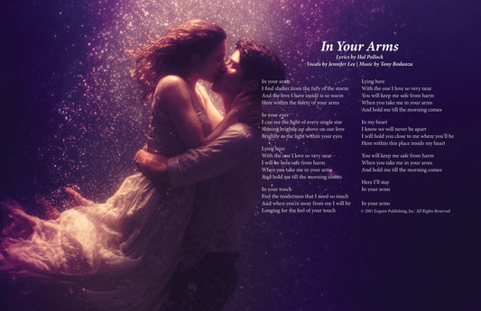 In Your Arms - Lyric Art Print