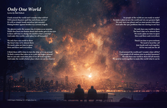 Only One World - Lyric Art Print