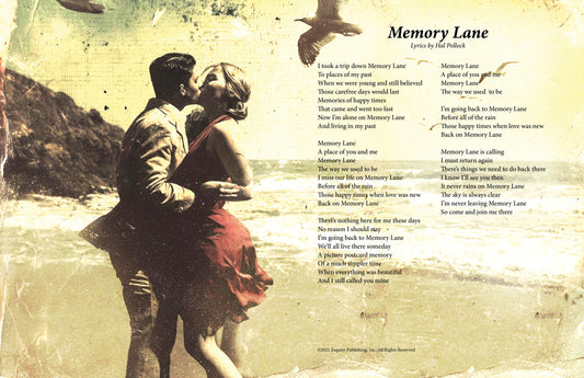 Memory Lane - Lyric Art Print