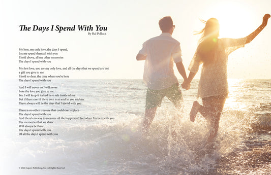 The Days I Spend With You - Lyric Art Print